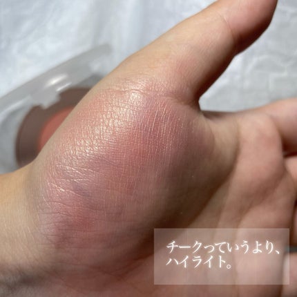 トゥルーディメンショングロウチーク/hince/パウダーチークを使ったクチコミ(3枚目)
