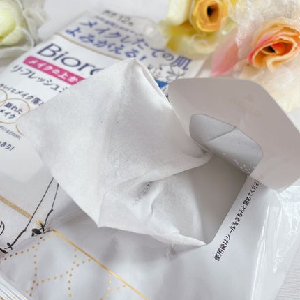 メイクの上からリフレッシュシート/ビオレ/フェイスシートを使ったクチコミ(3枚目)