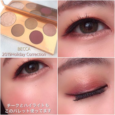 Pop Goes The Glow Champagne Pop Face & Eye Palette  /BECCA/メイクアップキットを使ったクチコミ（1枚目）