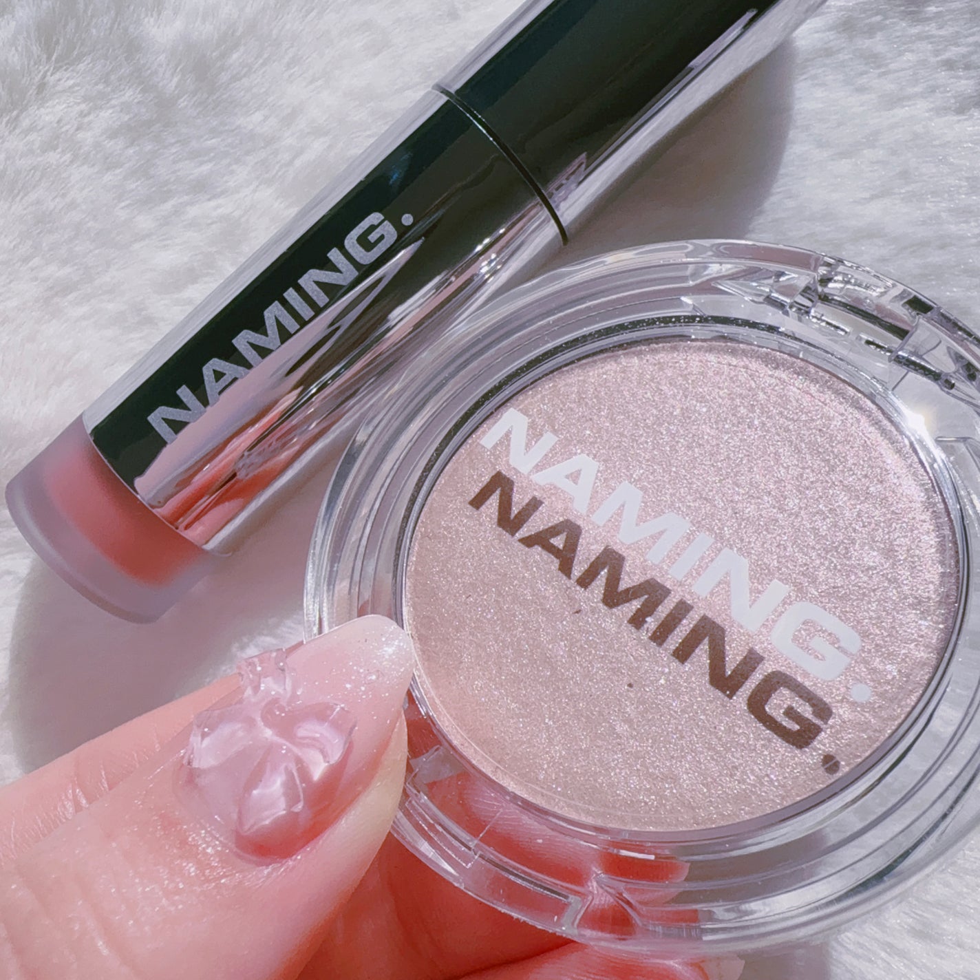 ネーミング フラッフィーベイクド ハイライター/NAMING./パウダーハイライトを使ったクチコミ(4枚目)