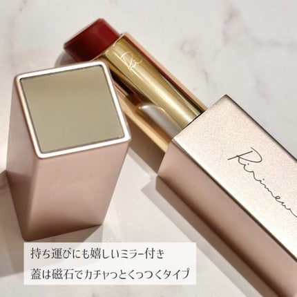 リリミュウ バタールージュ/Ririmew/口紅を使ったクチコミ(3枚目)