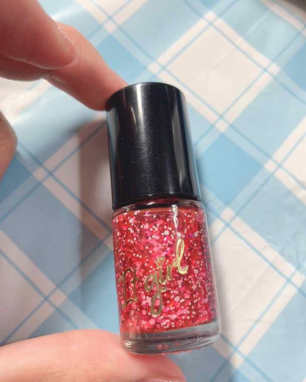 ITGグリッターネイル/DAISO/マニキュアを使ったクチコミ（1枚目）