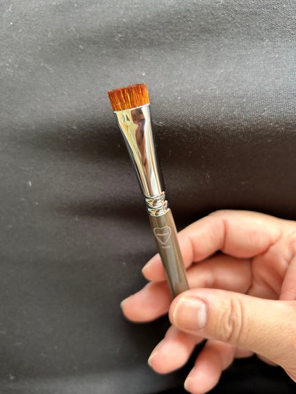 平行眉ブラシ 熊野筆/WHOMEE/メイクブラシを使ったクチコミ(3枚目)