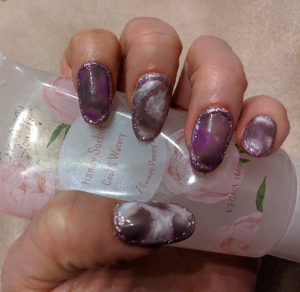 ジェルネイル(ライト対応)/セリア/ジェルネイルを使ったクチコミ(2枚目)