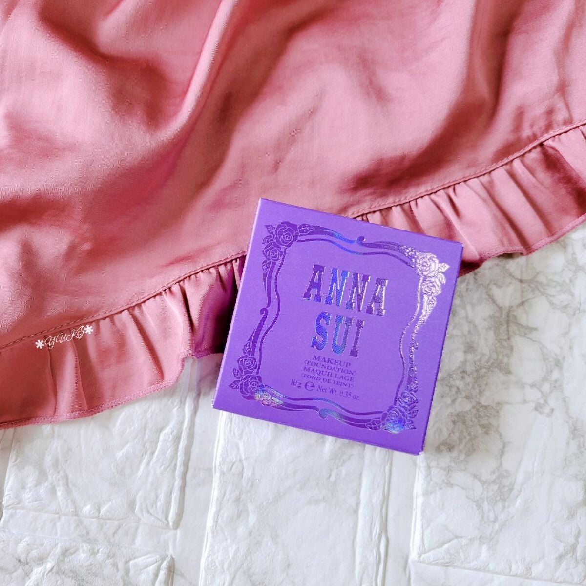 メイクアップ/ANNA SUI/パウダーファンデーションを使ったクチコミ(6枚目)