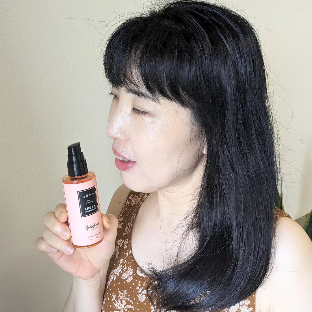 モモアルガンヘアエッセンス/ガランビュー/ヘアオイルを使ったクチコミ(2枚目)