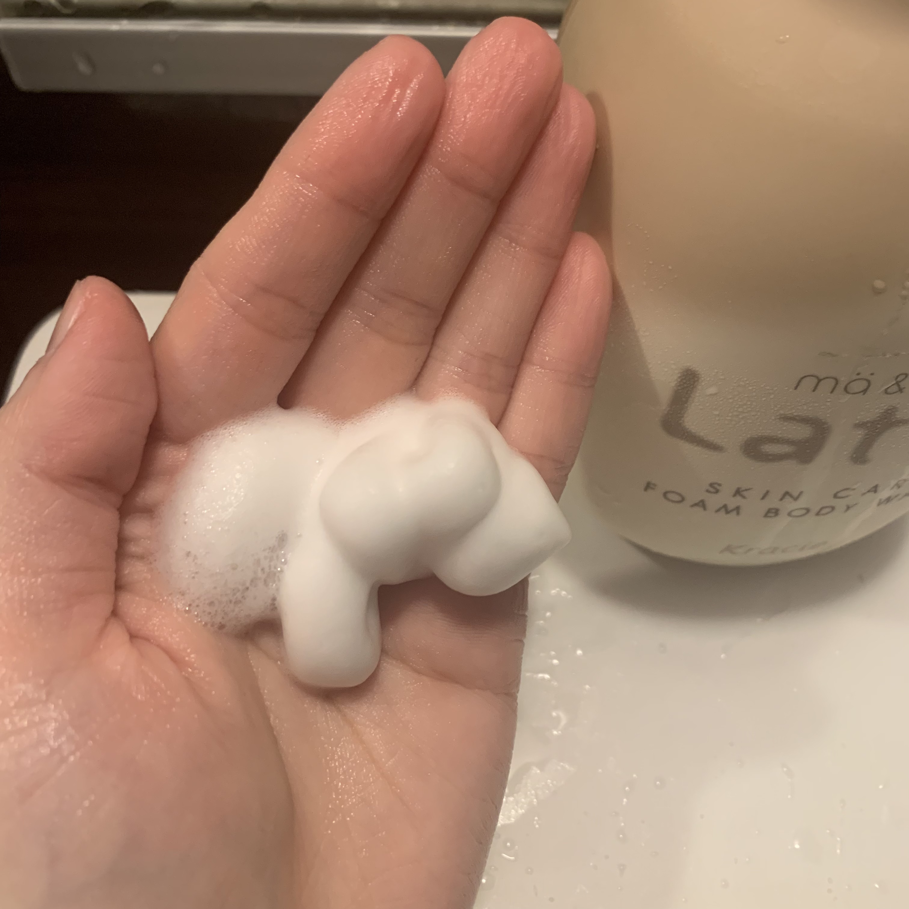 マー&ミー　泡で出てくるボディソープ/マー＆ミー　ラッテ/ボディソープを使ったクチコミ（2枚目）