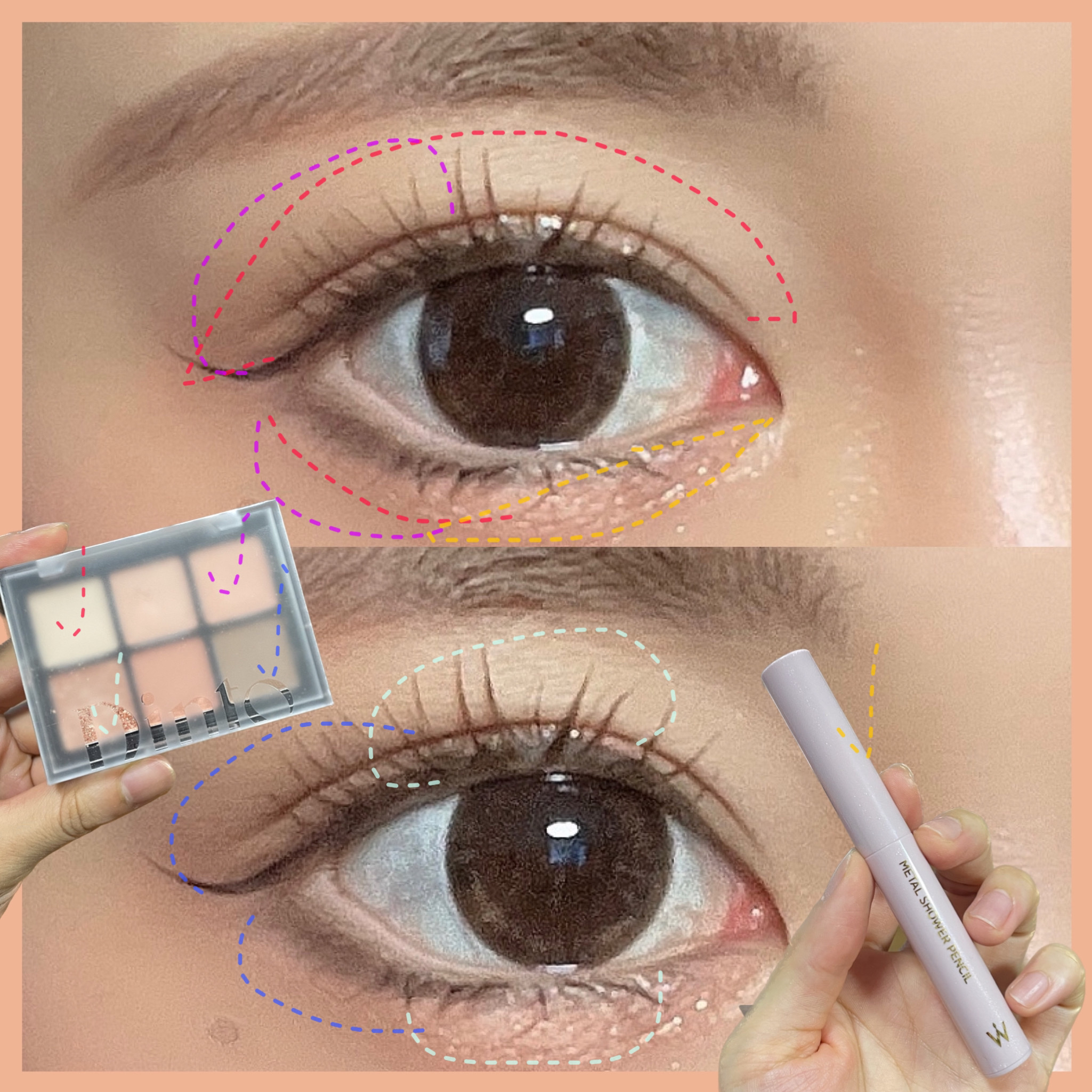 ブラーフィニシュシャドウパレット/Dinto/アイシャドウパレットを使ったクチコミ（3枚目）