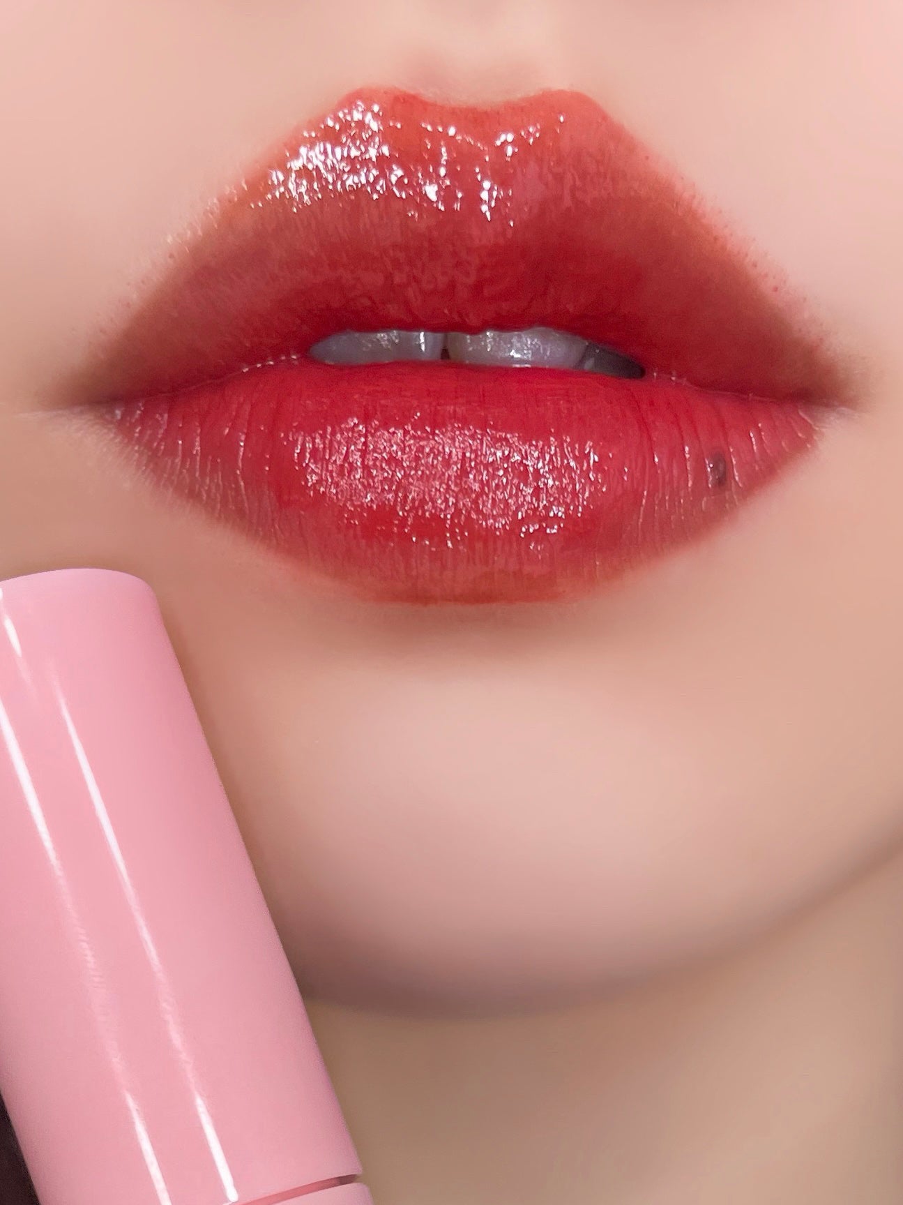 フラッフィリップティント/BLESSED MOON/リップティントを使ったクチコミ(2枚目)