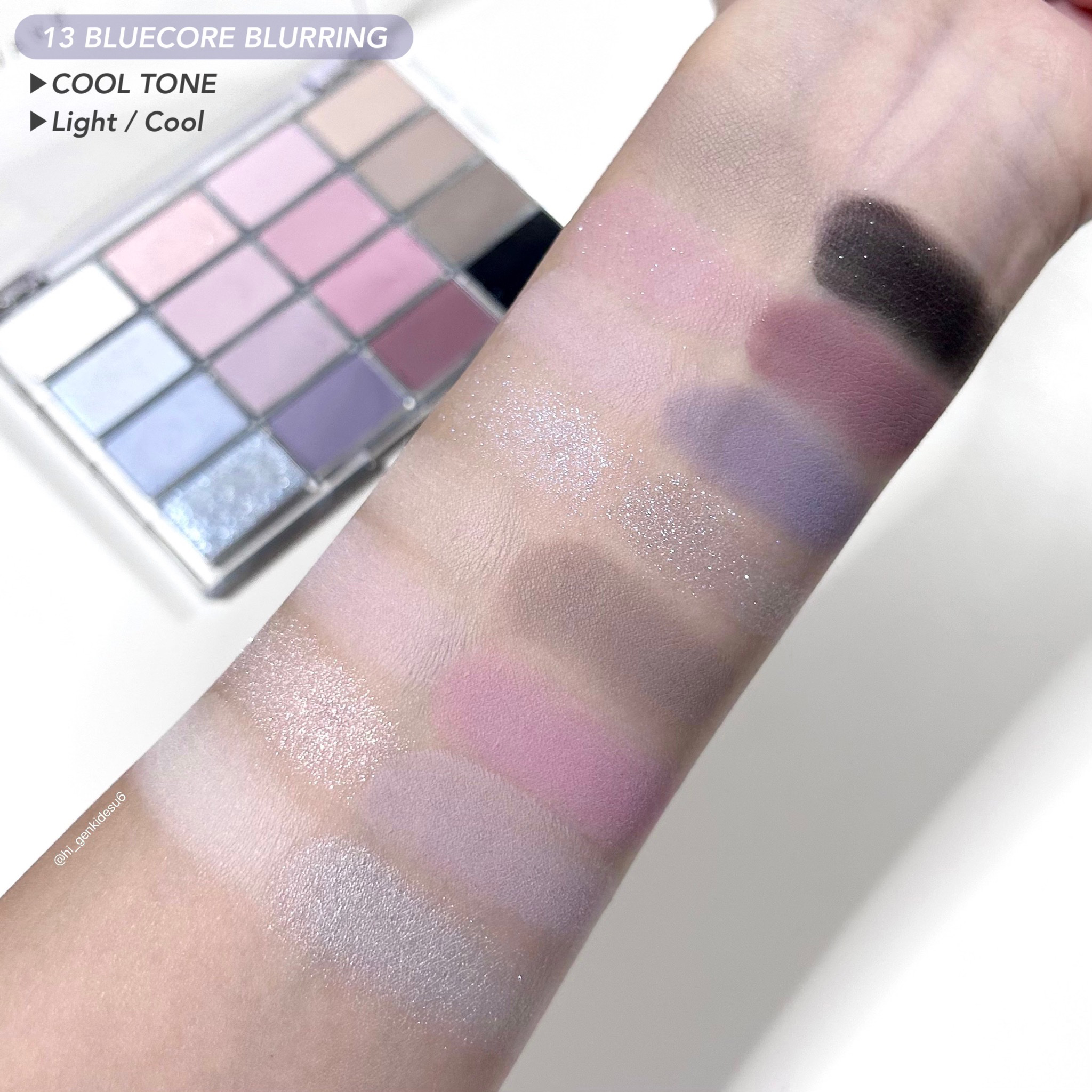 オール テイク ムード パレット(24AD) 【旧】16 Bravo, Pink Puppy!【Maltese archive】/PERIPERA/アイシャドウパレットを使ったクチコミ（2枚目）