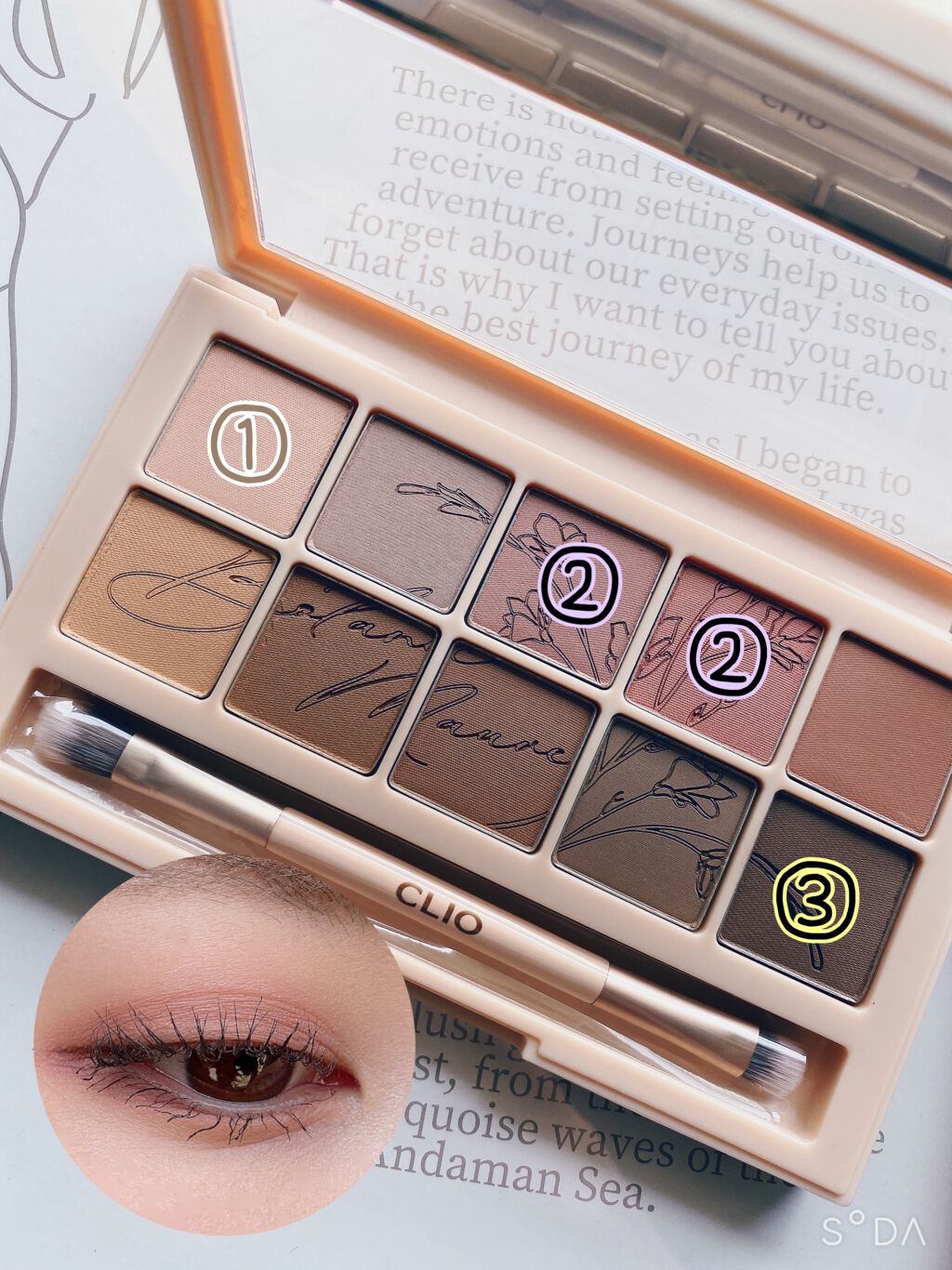プロ アイ パレット/CLIO/アイシャドウパレットを使ったクチコミ(3枚目)