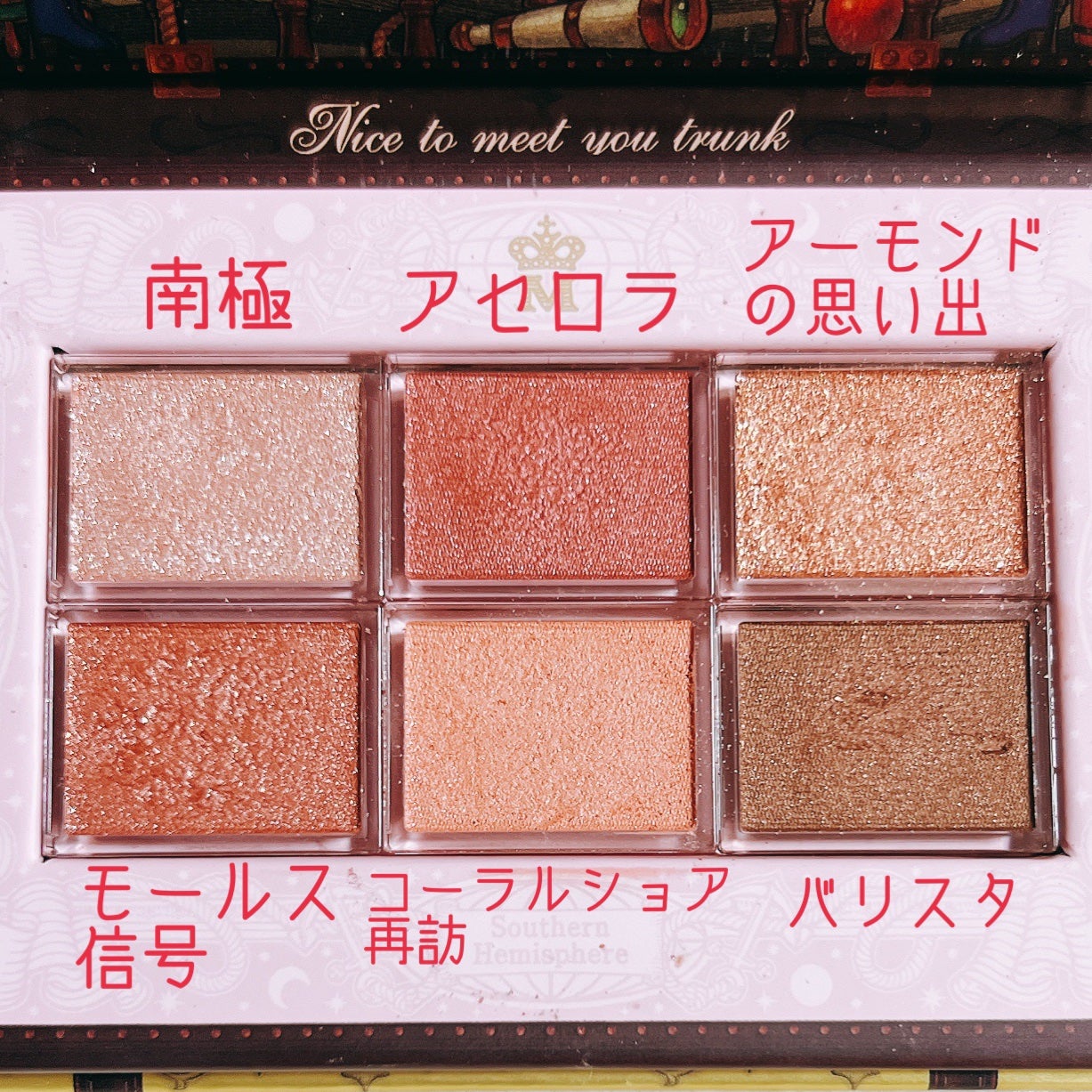 ナイストゥミーチュートランク/MAJOLICA MAJORCA/アイシャドウパレットを使ったクチコミ(4枚目)