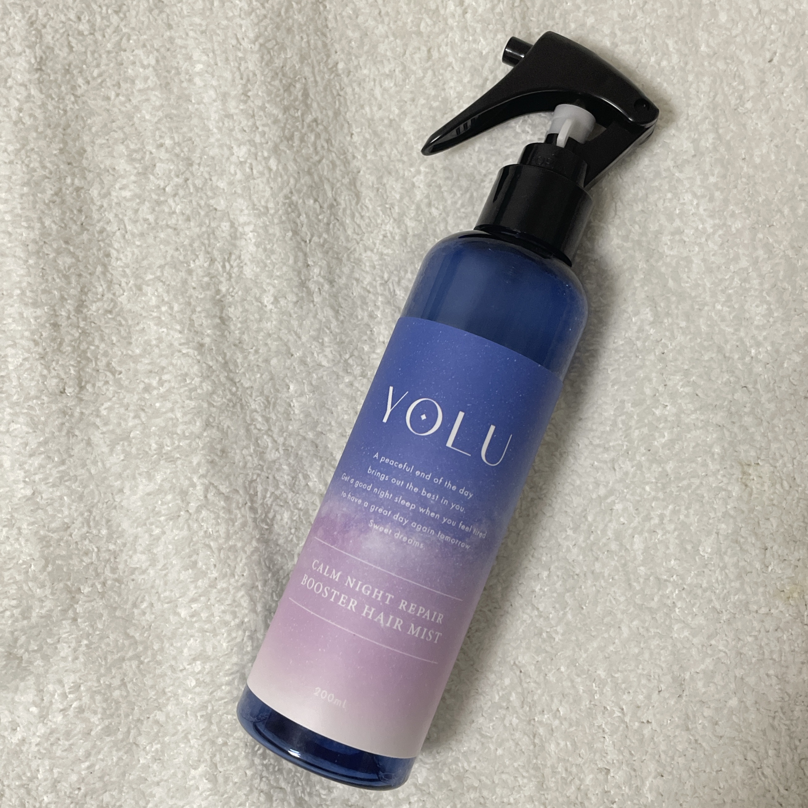 カームナイトリペアブースターヘアミスト/YOLU/プレスタイリング・寝ぐせ直しを使ったクチコミ（1枚目）