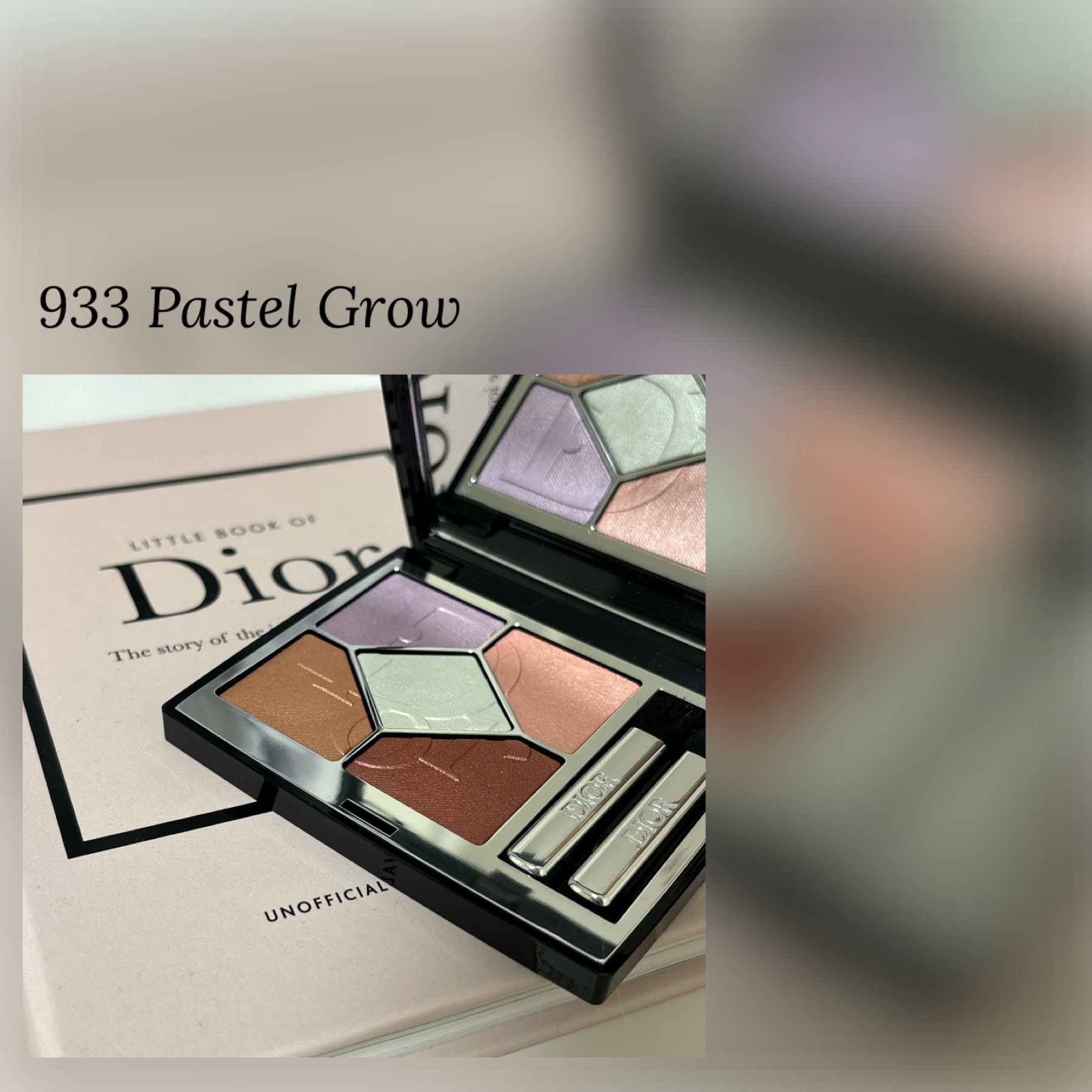 ディオールショウ サンク クルール 933 パステル グロウ/Dior/アイシャドウを使ったクチコミ（2枚目）