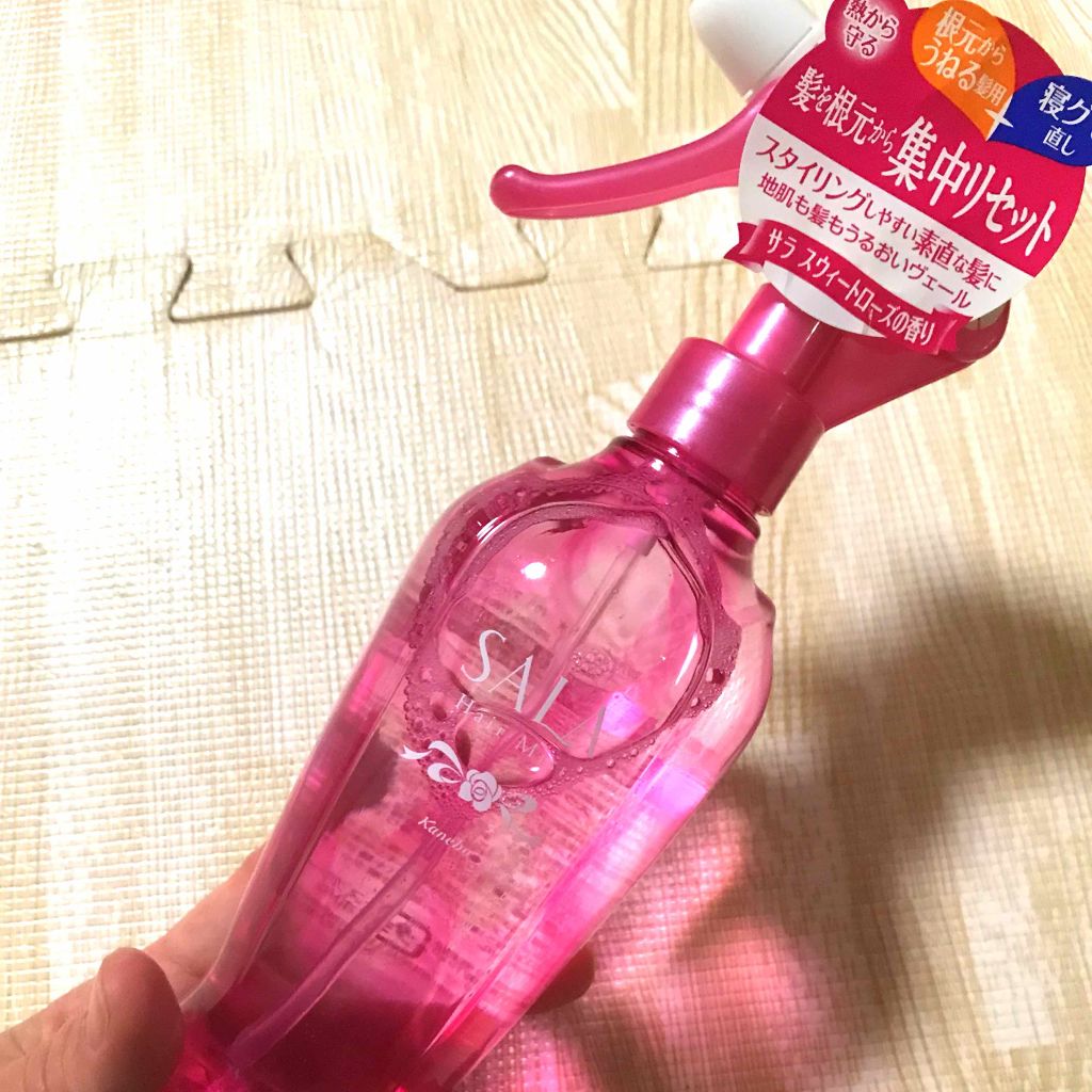 集中リセット サラ水(サラ スウィートローズの香り)/SALA/ヘアミストを使ったクチコミ（1枚目）