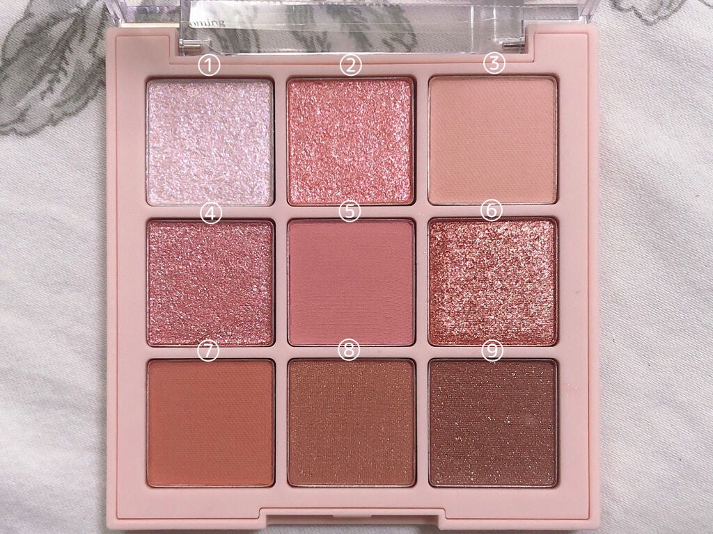 シャドウパレット/dasique/アイシャドウパレットを使ったクチコミ(2枚目)