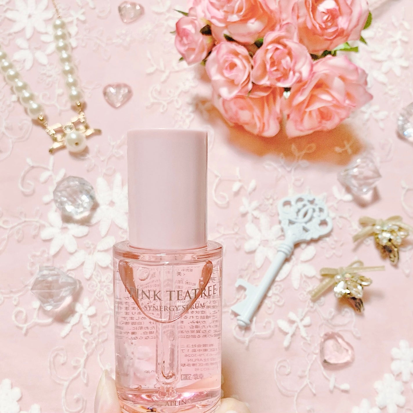 ピンクティーツリーシナジーセラム/APLIN/美容液を使ったクチコミ(2枚目)