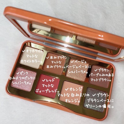 フォビドゥン フルーツケーキ ミニ アイシャドウ パレット/Too Faced/アイシャドウパレットを使ったクチコミ(7枚目)
