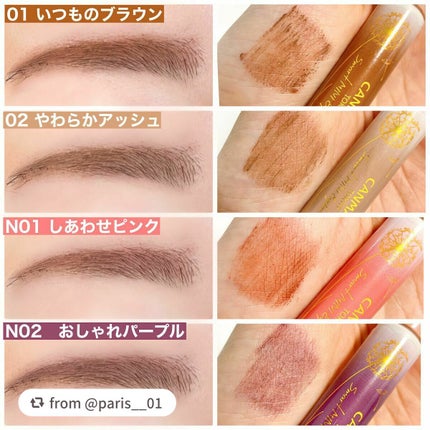 スマートミニアイブロウカラー/キャンメイク/眉マスカラを使ったクチコミ(8枚目)