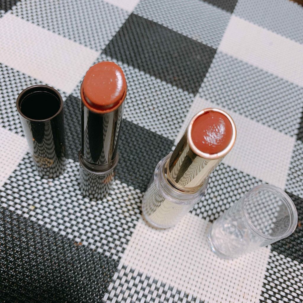 ラスティンググロスリップ/CEZANNE/口紅を使ったクチコミ（3枚目）