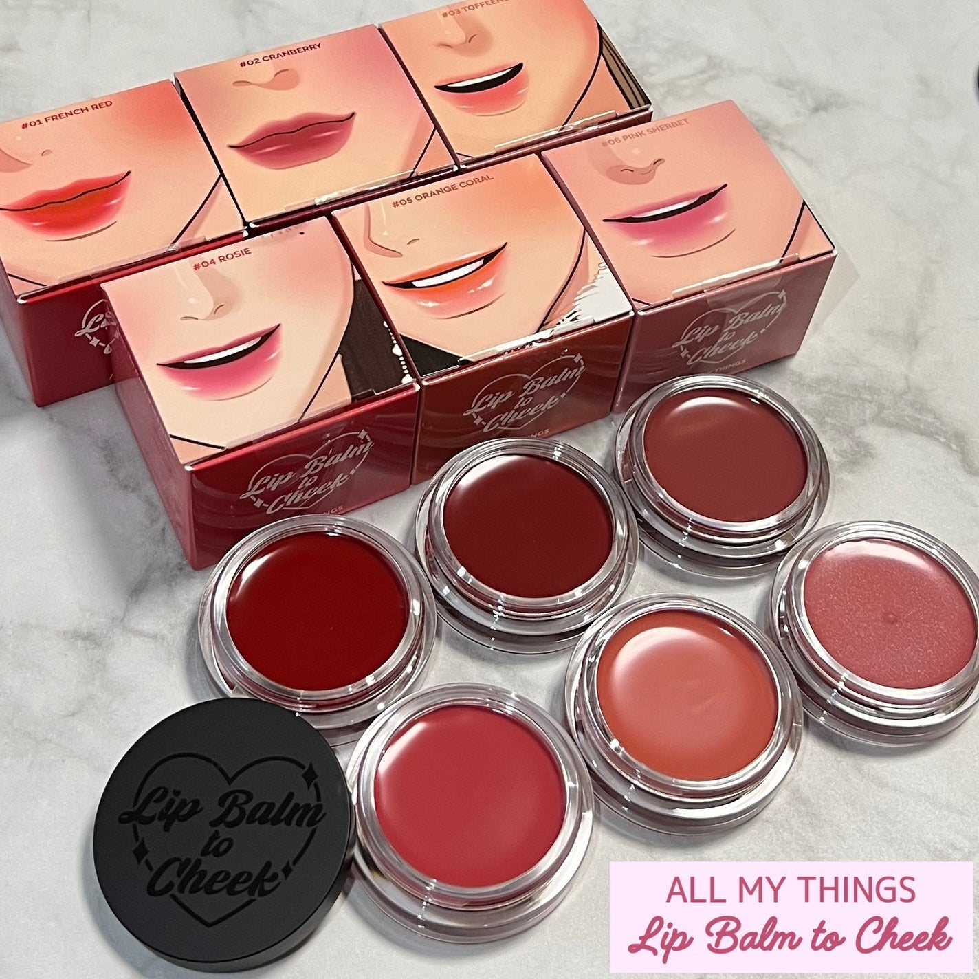 オールマイシングス トゥルービューティー リップバームトゥチーク/all my things/リップバームを使ったクチコミ(1枚目)