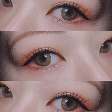 ℂ𝕙𝕒𝕣𝕒ꨄ𑁍🧸 on LIPS 「今回は#オレンジメイクになった！笑とりあえず#hojoeyes..」（1枚目）