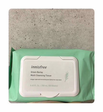GB マルチクレンジングティッシュ/innisfree/クレンジングシートを使ったクチコミ(1枚目)