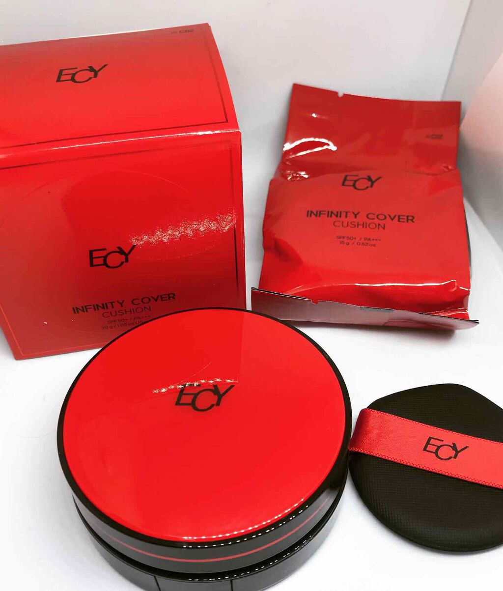 インフィニティカバークッション/Elishacoy/クッションファンデーションを使ったクチコミ（2枚目）