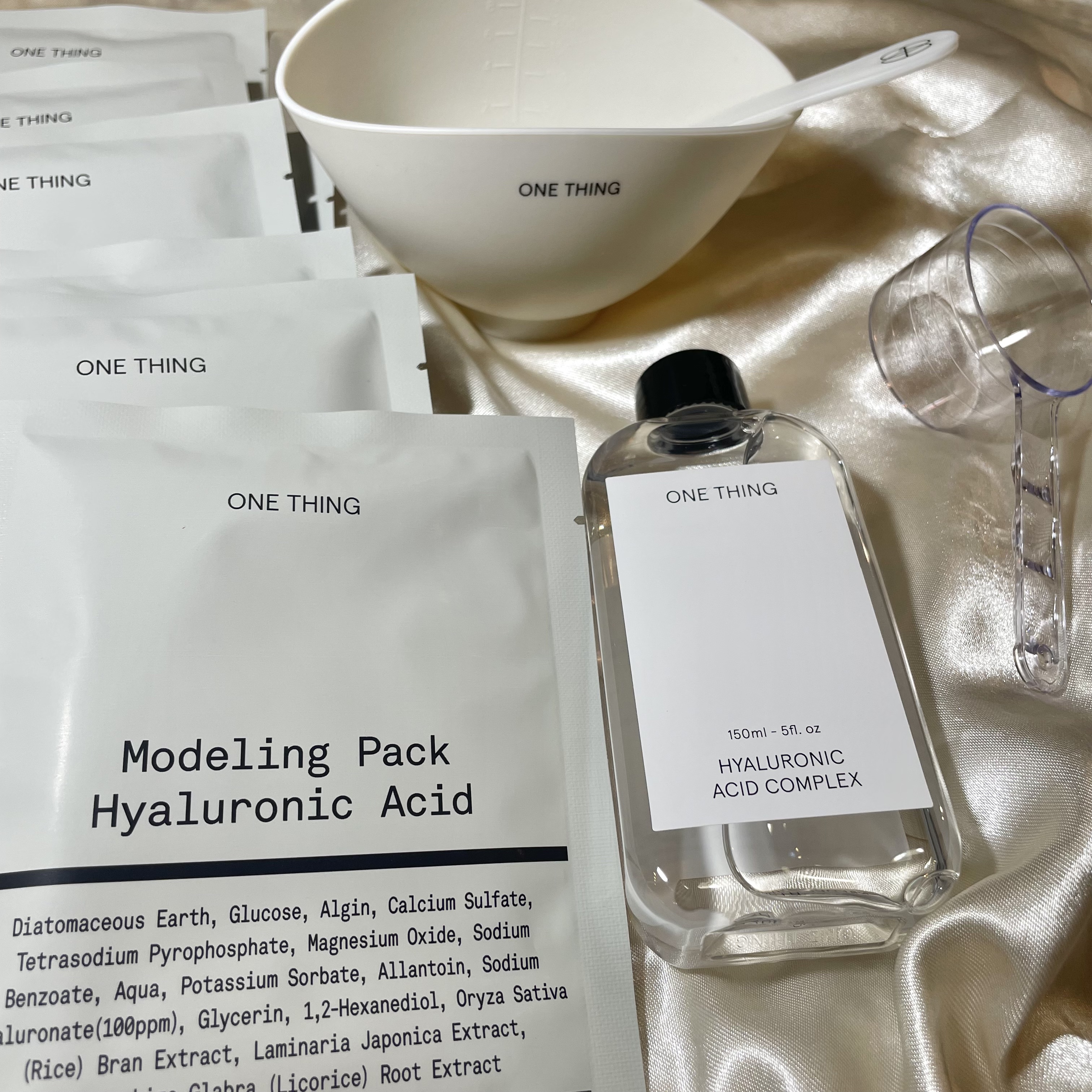 モデリングパック ヒアルロン酸 /ONE THING/洗い流すパック・マスクを使ったクチコミ（1枚目）