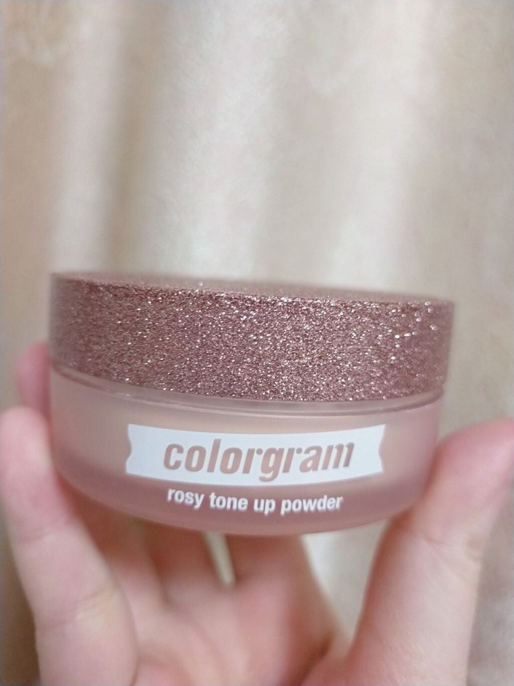 ロージートーンアップパウダー/Colorgram/ルースパウダーを使ったクチコミ(1枚目)