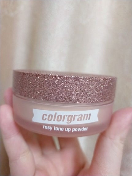 ロージートーンアップパウダー/Colorgram/ルースパウダーを使ったクチコミ(1枚目)