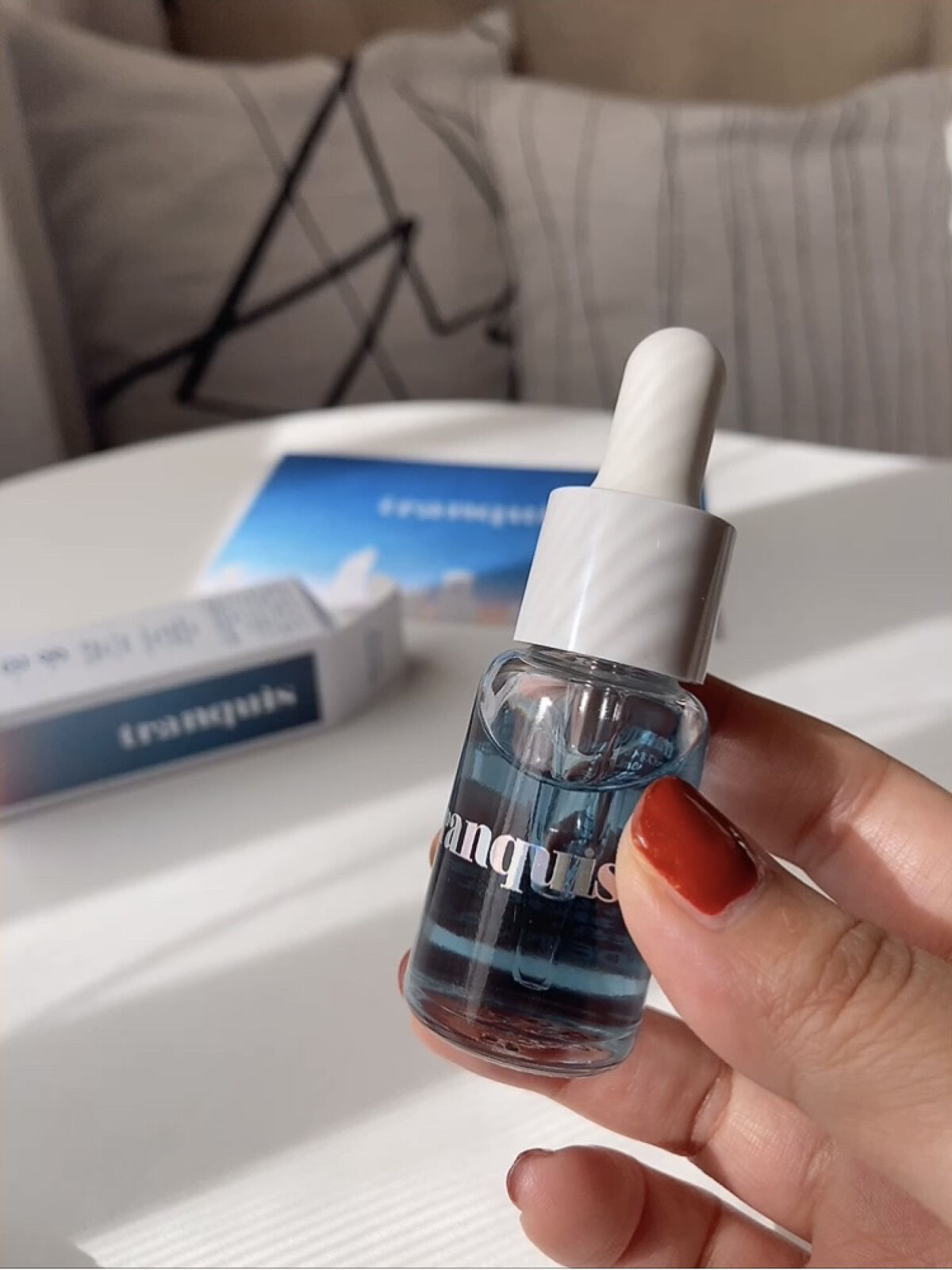 ブルーアワー フェイスオイル/tranquis/フェイスオイルを使ったクチコミ（2枚目）