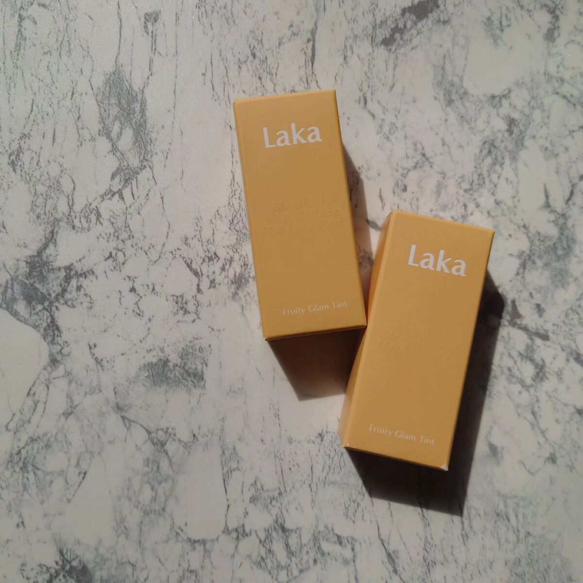 フルーティーグラムティント/Laka/リップティントを使ったクチコミ（2枚目）