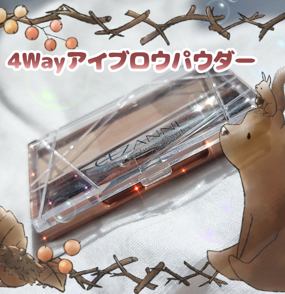 ノーズ＆アイブロウパウダー/CEZANNE/パウダーアイブロウを使ったクチコミ（1枚目）