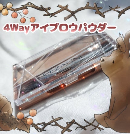 ノーズ&アイブロウパウダー/CEZANNE/パウダーアイブロウを使ったクチコミ(1枚目)