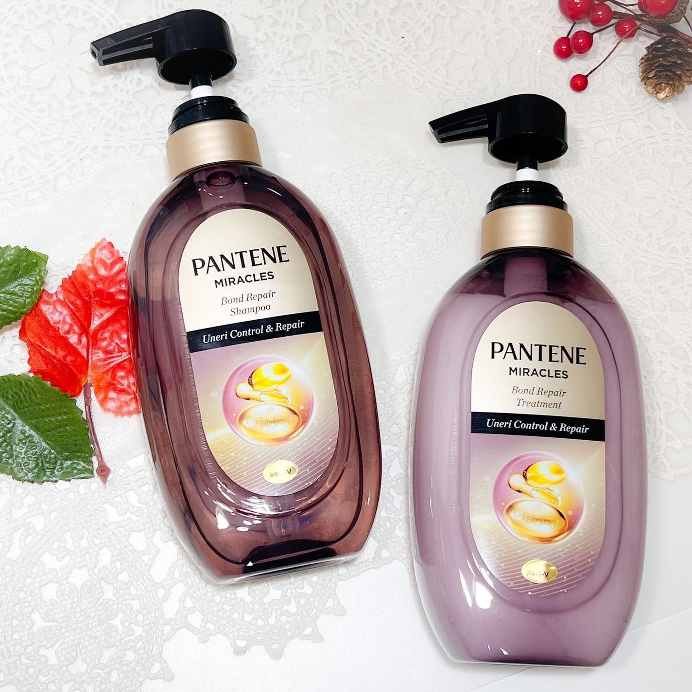 ミラクルズ うねりコントロール&リペア ボンドリペア シャンプー/トリートメント/パンテーン/市販シャンプーを使ったクチコミ(1枚目)