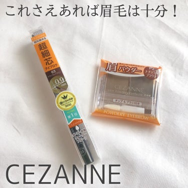 超細芯アイブロウ/CEZANNE/アイブロウペンシルを使ったクチコミ（1枚目）