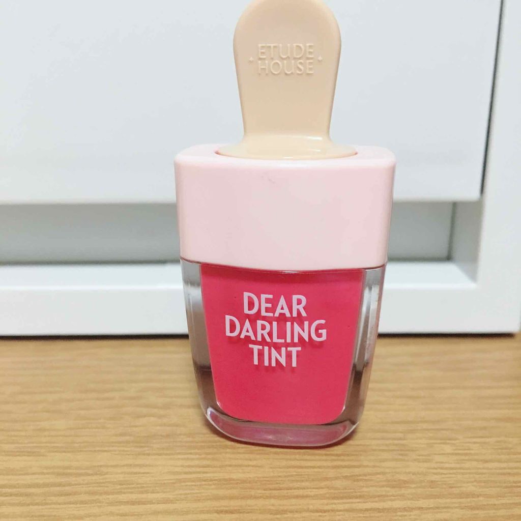 ディアダーリン ウォータージェルティント （アイスティント）/ETUDE/口紅を使ったクチコミ（1枚目）