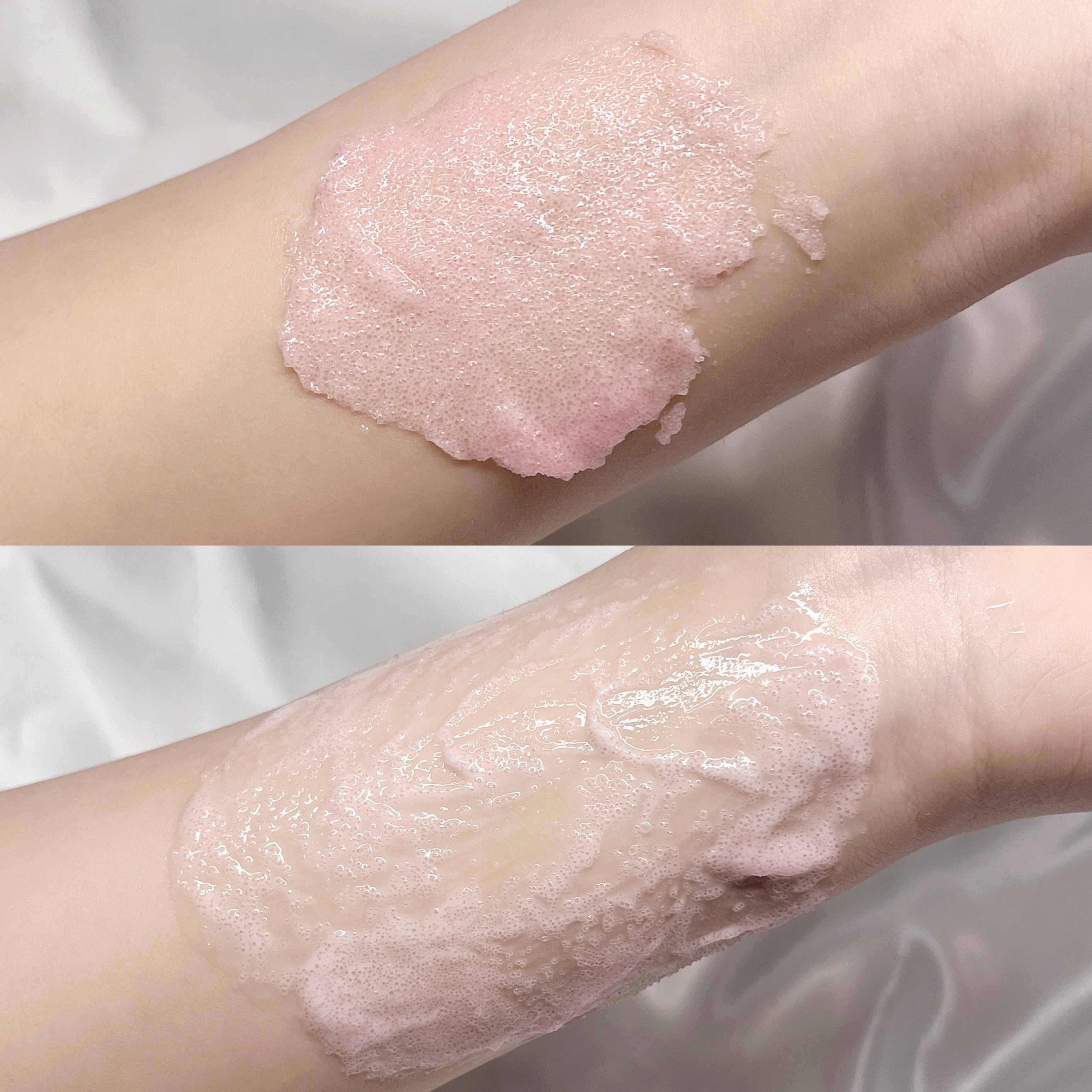 Q+Me スウィート ボム タラソ スクラブ/AGARISM/バスト・ヒップケアを使ったクチコミ（3枚目）