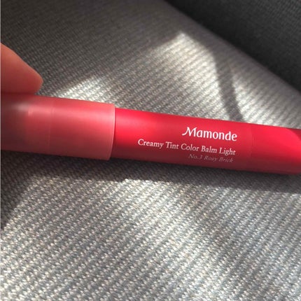 Creamy Tint Color Balm Light/Mamonde/口紅を使ったクチコミ(1枚目)