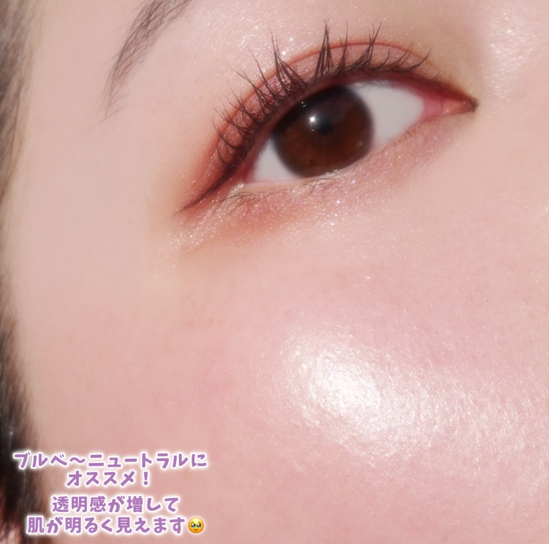 フェイスグロウカラー/CEZANNE/クリームハイライトを使ったクチコミ（3枚目）