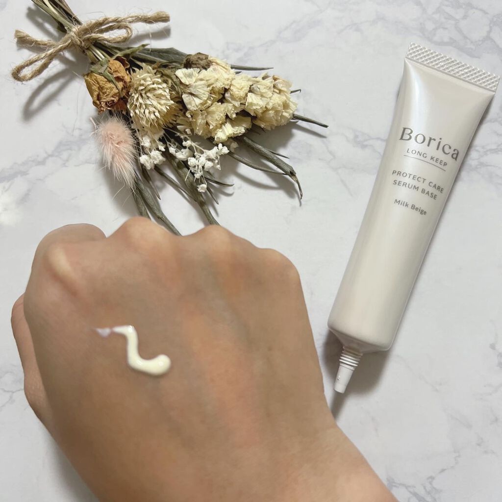 美容液マスクプライマー(シャンパン)/Borica/化粧下地を使ったクチコミ（3枚目）