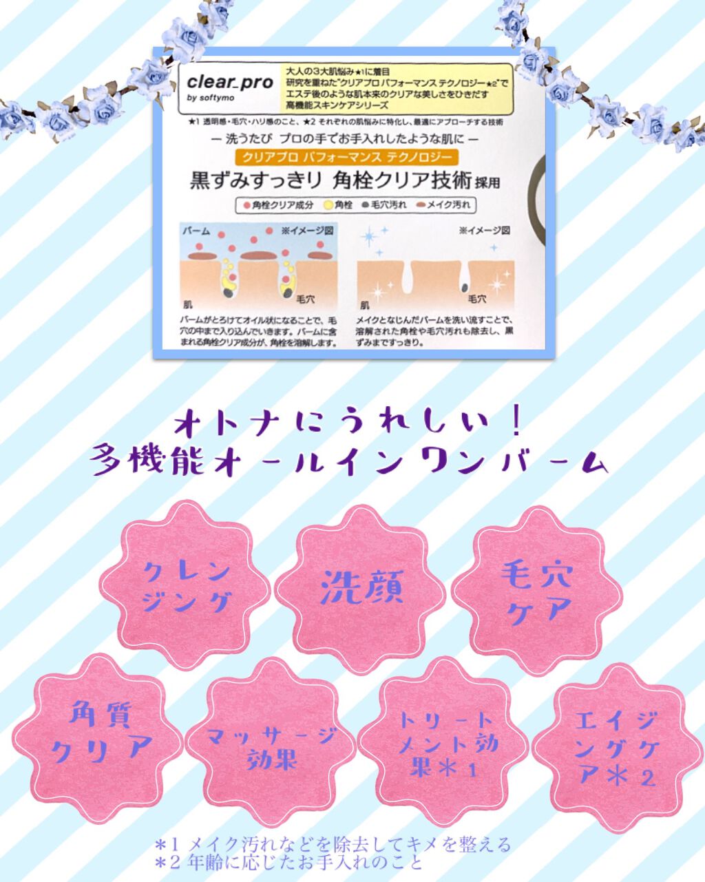 ソフティモ クリアプロ クレンジングバーム ディープクリア/ソフティモ/クレンジングバームを使ったクチコミ（3枚目）