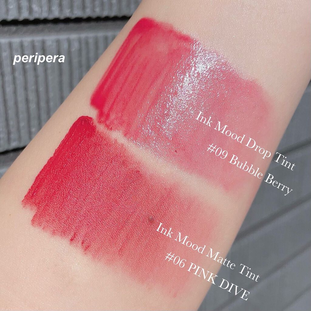 インク ムード マット ティント/PERIPERA/リップティントを使ったクチコミ(5枚目)