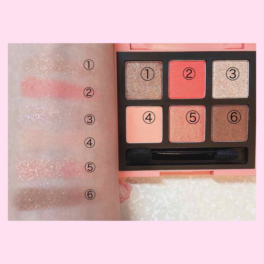 ハート プレイカラーアイズ/ETUDE/アイシャドウパレットを使ったクチコミ(2枚目)