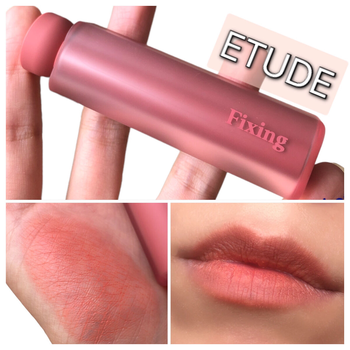 フィクシングティントバー ミルクキャラメル/ETUDE/リップティントを使ったクチコミ（1枚目）