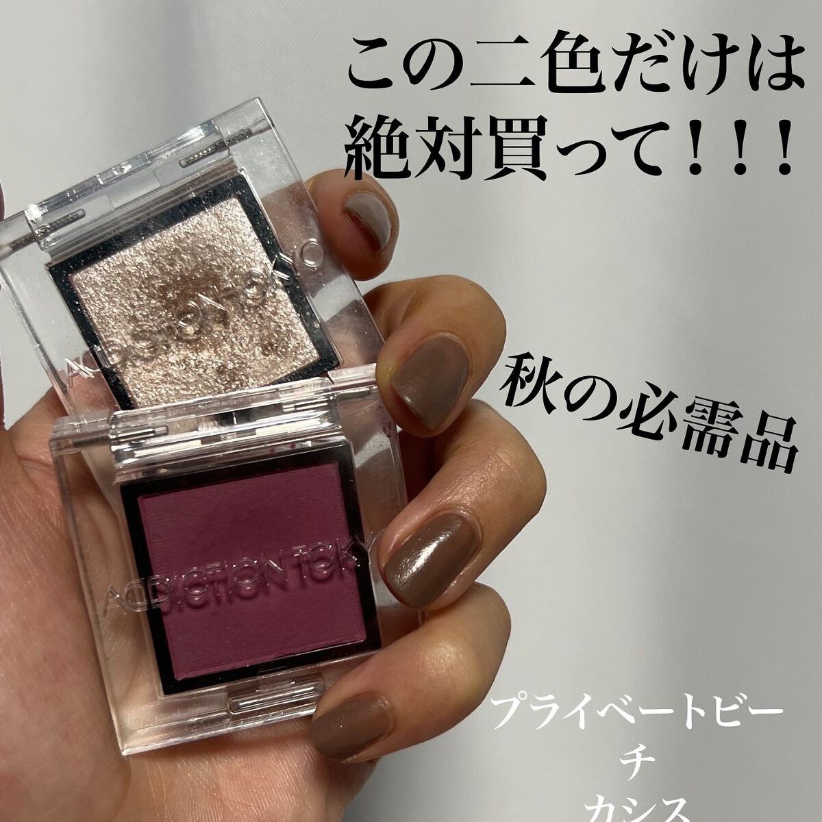 アディクション ザ アイシャドウ パール/ADDICTION/単色アイシャドウを使ったクチコミ（1枚目）