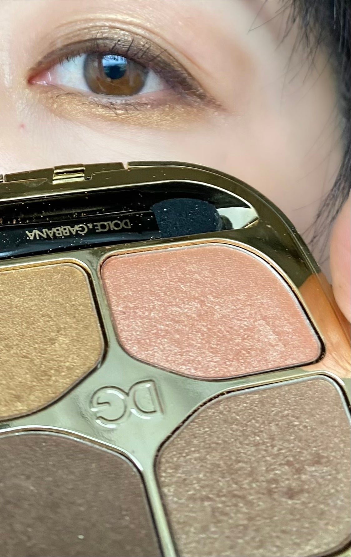 フェリンアイズ インテンスアイシャドウ クアッド/DOLCE&GABBANA BEAUTY/アイシャドウパレットを使ったクチコミ(3枚目)