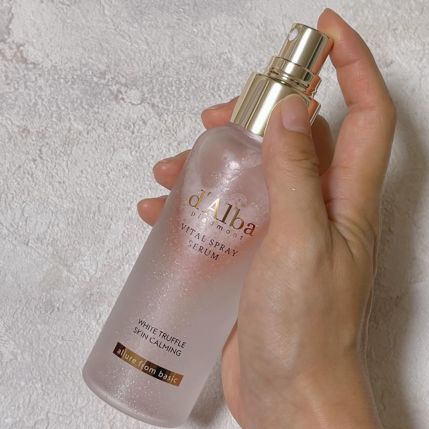 ダルバ ホワイトトリュフバイタルスプレーセラム/ダルバ/ミスト状化粧水を使ったクチコミ（3枚目）