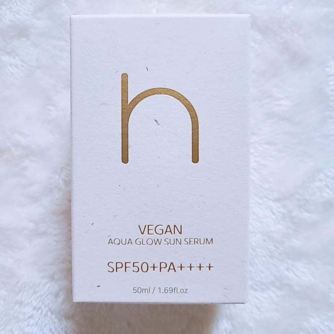 ヴィーガンアクアグロウサンセラム/HAMEL/日焼け止めローションを使ったクチコミ(2枚目)